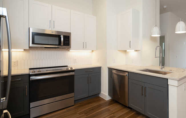 Kitchen with Stainless Steel Appliances