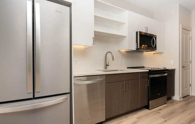 Kitchen with Stainless Steel Appliances