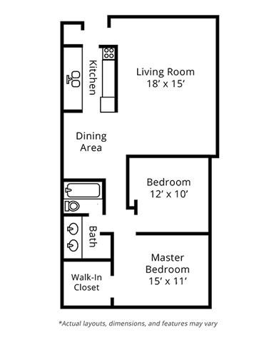 2 beds, 1 bath, 940 sqft, $1,580