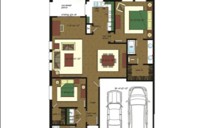 3 beds, 2 baths, 1,490 sqft, $2,085, Unit Unit 304