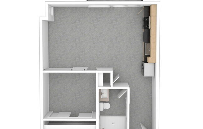 1 bed, 1 bath, 503 sqft, $3,994