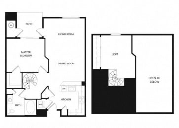 1 bed, 1 bath, 923 sqft, $1,425
