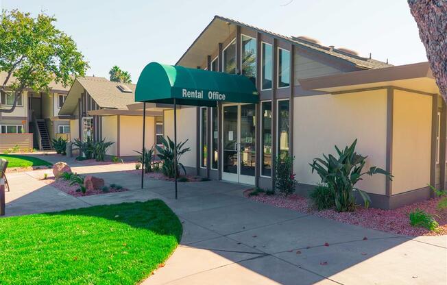 Rental Office Exterior View at Balboa Apartments, Sunnyvale, CA, 94086