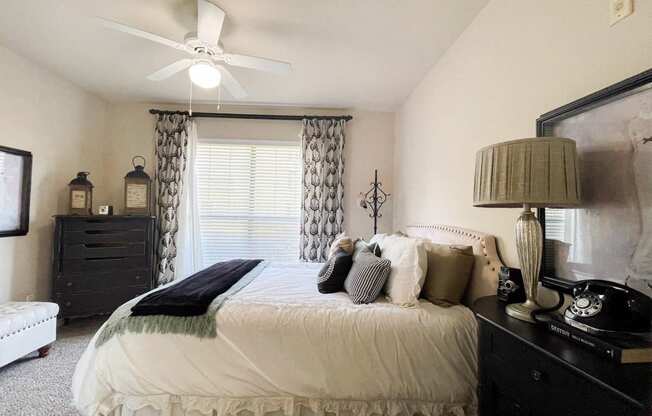 Bright and airy bedrooms at Cypress Lake at Stonebriar in Frisco, TX!