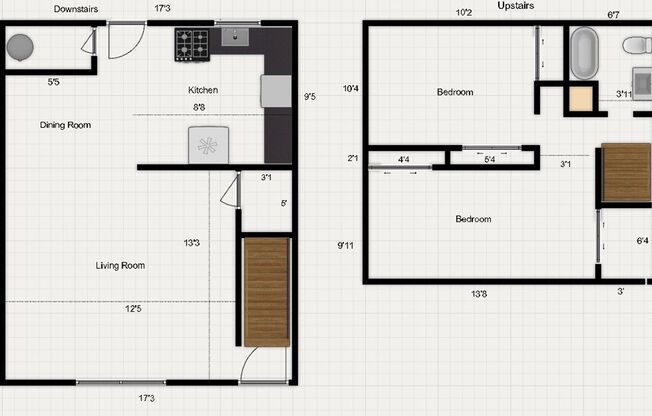 2 beds, 1 bath, 903 sqft, $1,240, Unit G-3