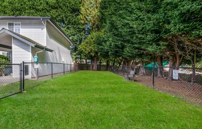 Lush green lawns at Glen at North Creek, Everett, WA, 98208