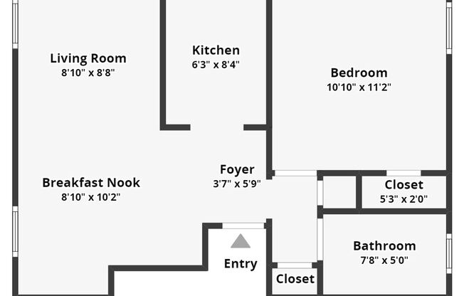 1 bed, 1 bath, $1,195