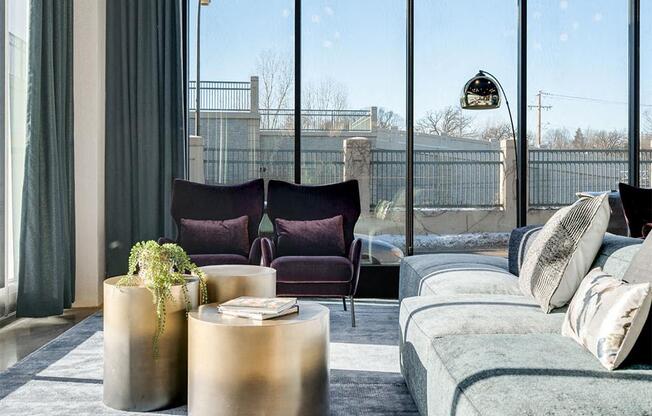 Living room with natural light leading to balcony