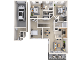 3 beds, 2 baths, 1,509 sqft, $2,700