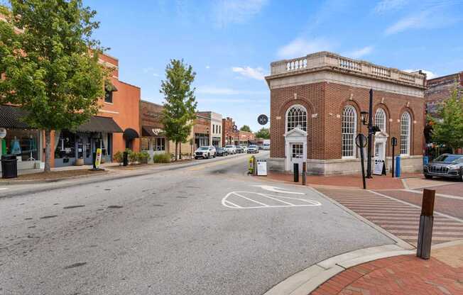Barista Alley Coffee Shop on the corner in downtown Greer, SC