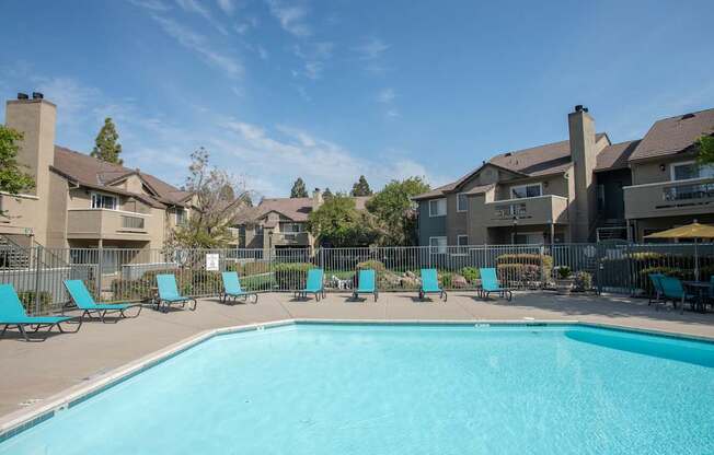 Canterbury Downs swimming pool deck, Roseville, CA, 95678