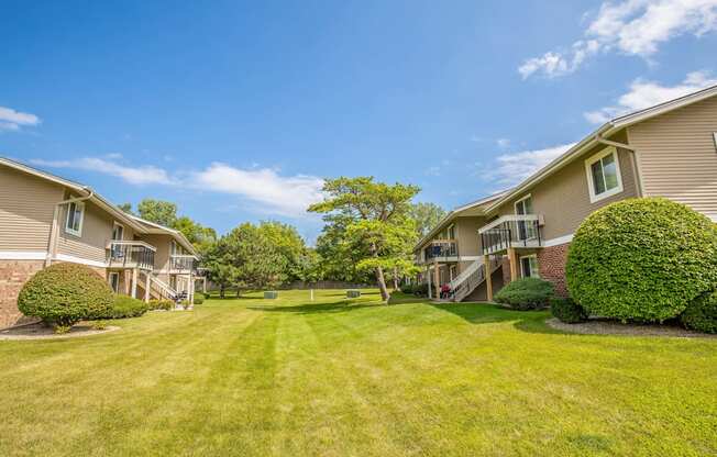 Lush Green Outdoor Spaces at Glen Hills Apartments, Glendale, WI, 53209