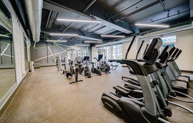 Treadmill at The Vine on 8th, Las Vegas, Nevada