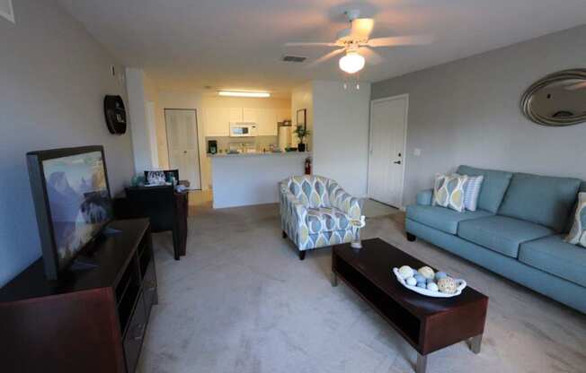 Academy Village Apartments Living Room