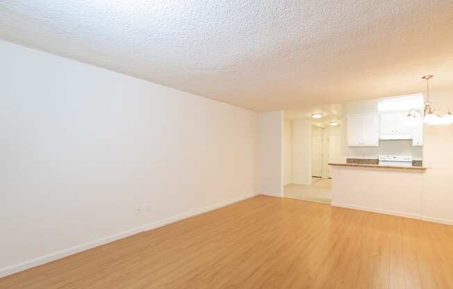 Living Room with Hardwood Floors