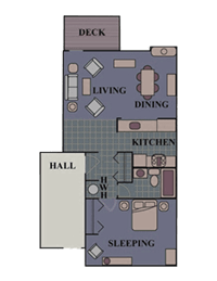1 bed, 1 bath, 685 sqft, $1,700
