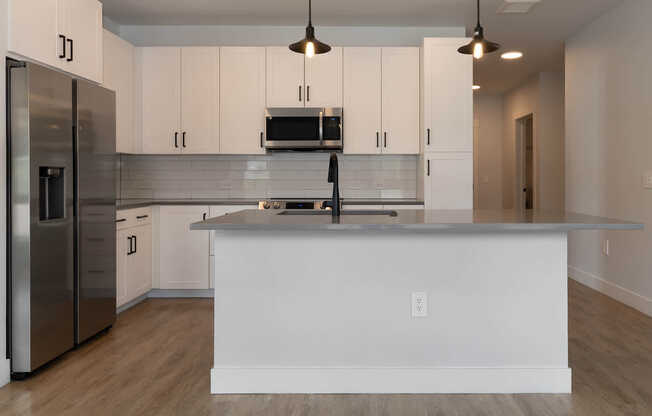 Kitchen with Stainless Steel Appliances