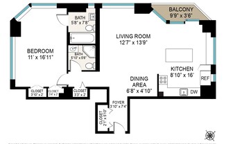 1 bed, 2 baths, 920 sqft, $6,950, Unit 902