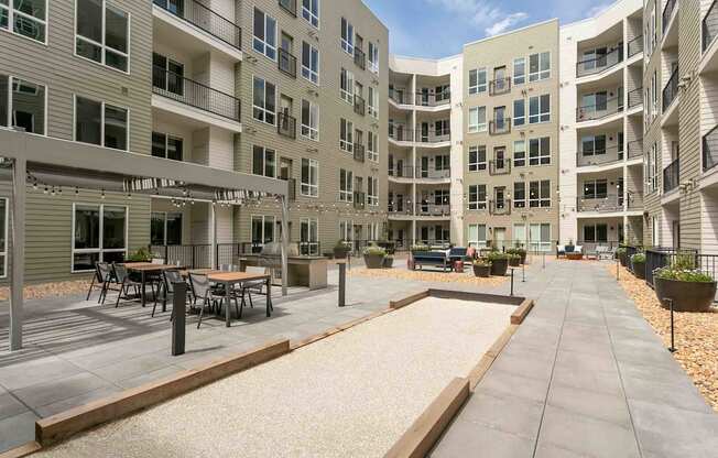 TriVista on Speer Exterior Courtyard