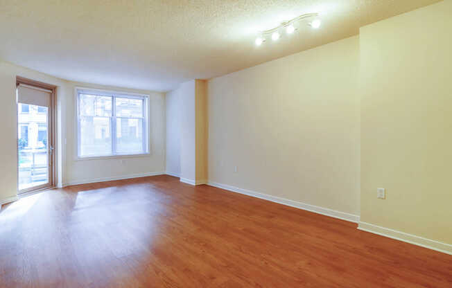 Living Room with Hard Surface Flooring