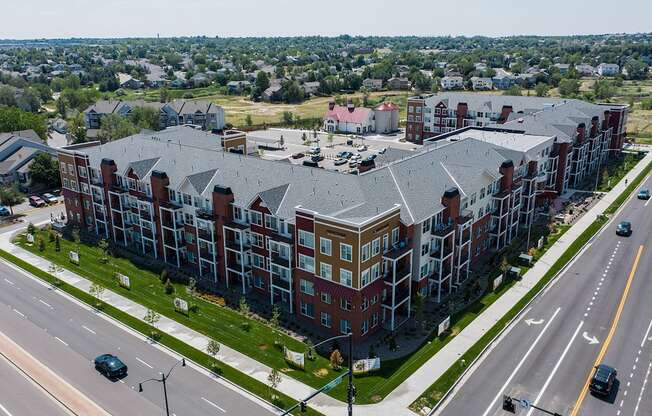 Aerial view at Heritage at Church Ranch 55+ Apartments, Westminster , Colorado