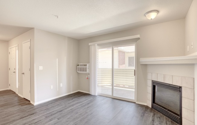 Living Area with Balcony