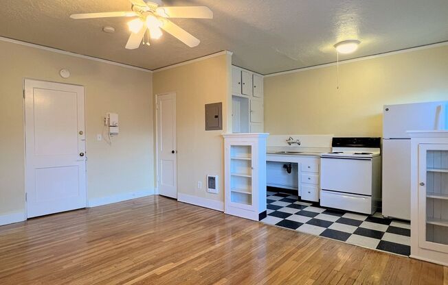 Studio, 1 bath, 450 sqft, $1,195, Unit 104