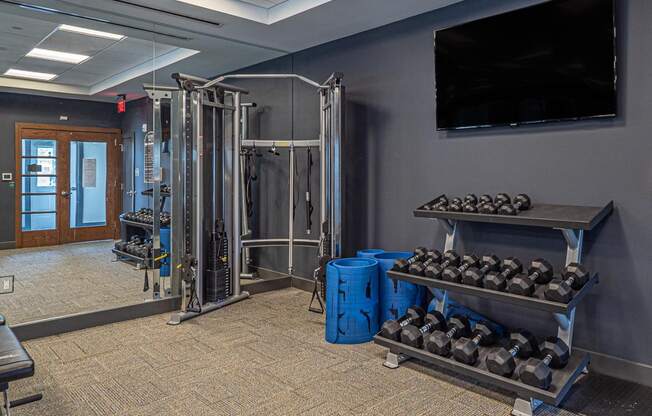 Fitness Center With Updated Equipment at Heritage Court, Ewing, NJ, 08628