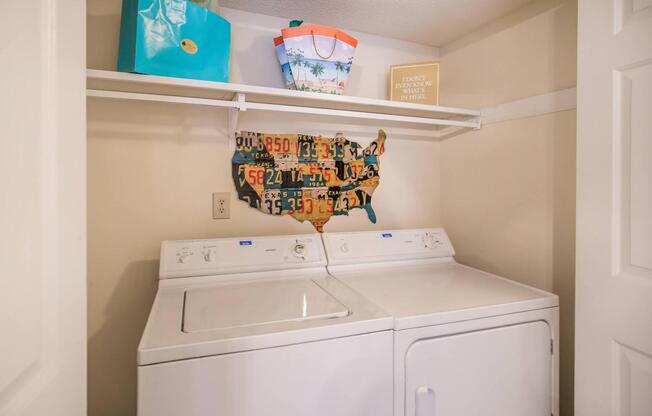 We have washer and dryer connections at Ashwood Cove