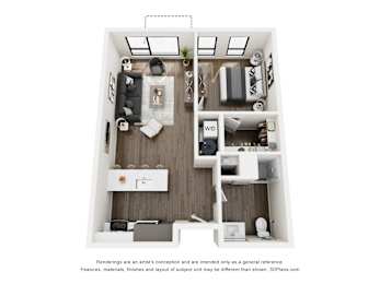 1 bed, 1 bath, 685 sqft, $1,750