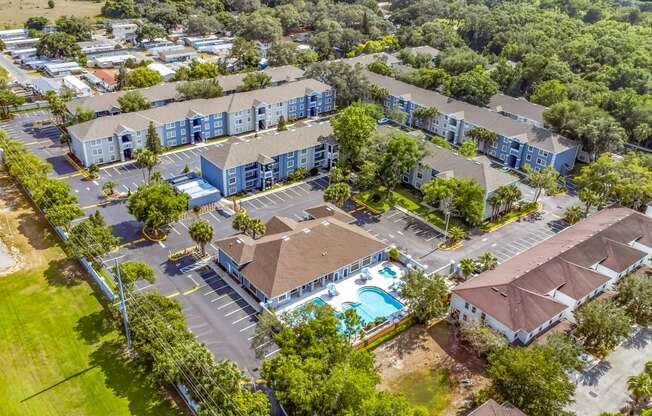 an aerial view of an a at Reserve at Temple Terrace, Temple Terrace