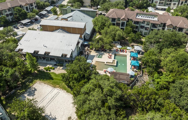 Aerial View at Lakeline East Apartments, Texas, 78613