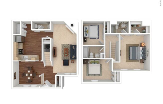 3 beds, 2.5 baths, 1,450 sqft, $2,695