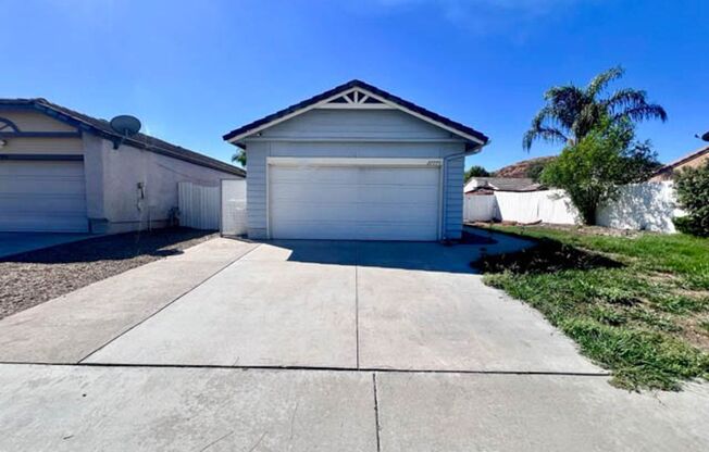 Upgraded 2 Bedroom Menifee home with a two car garage available for LEASE!