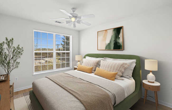 Bedroom with Hard Surface Flooring