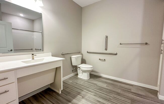 1 bed, 1 bath, 728 sqft, $1,550, Unit 105- Handicap Accessible