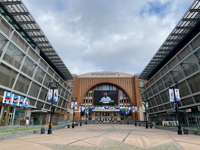 American Airlines Center in Victory Park, Dallas, TX