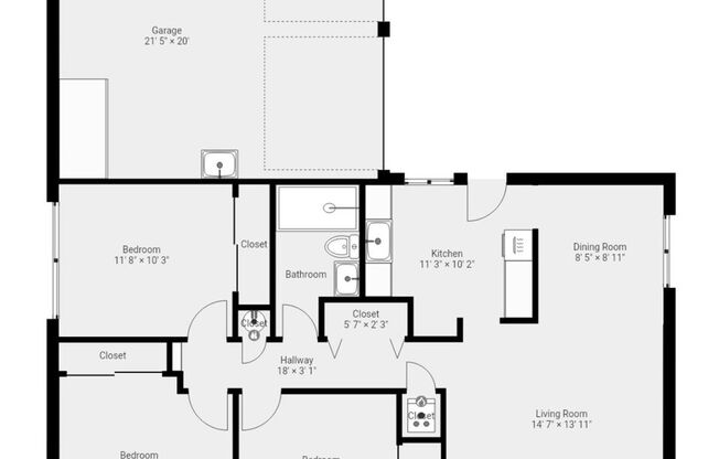 Upstairs Vacancy in Montebello Available Now!