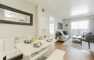 dining area in north houston apartments