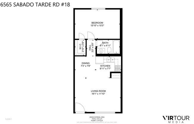 1 bed, 1 bath, 550 sqft, $2,964.6, Unit 17