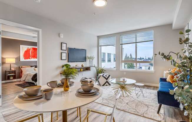 Geo Apartments Model Dining Room