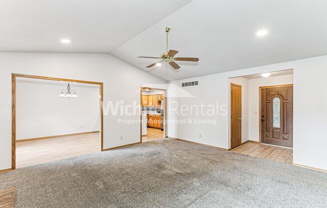Large 3 bedroom 3 bath home in West Wichita