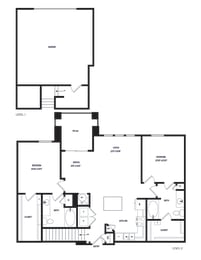 2 beds, 2 baths, 1,156 sqft, $2,881