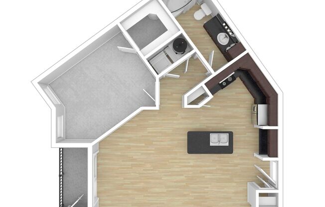 1 bed, 1 bath, 855 sqft, $2,205