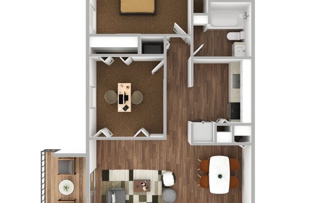 1 bed, 1 bath, 750 sqft, $1,200