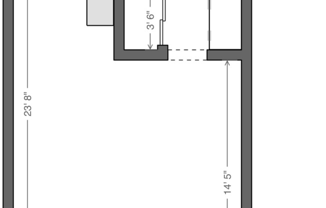 Studio, 1 bath, $1,465