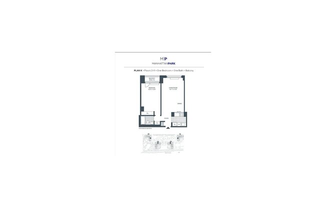 1 bed, 1 bath, 635 sqft, $3,700, Unit 5K