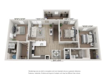 3 beds, 2 baths, 1,319 sqft, $1,657