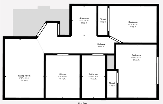 4 beds, 1 bath, 1,200 sqft, $4,400, Unit 1