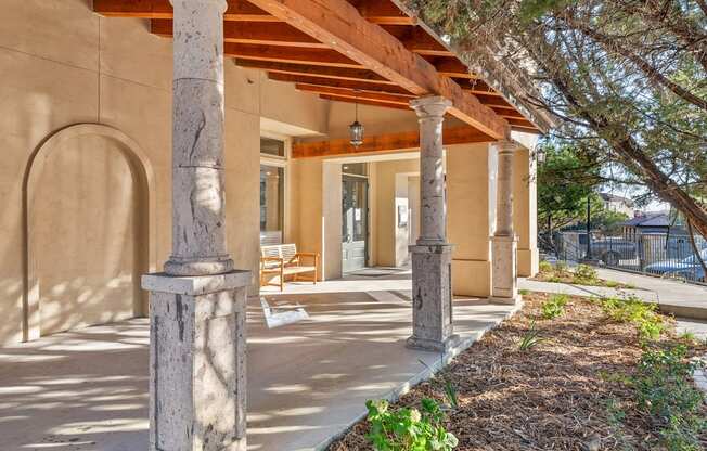 Outdoor Patio at Bridge at Heritage Woods, Austin, 78753